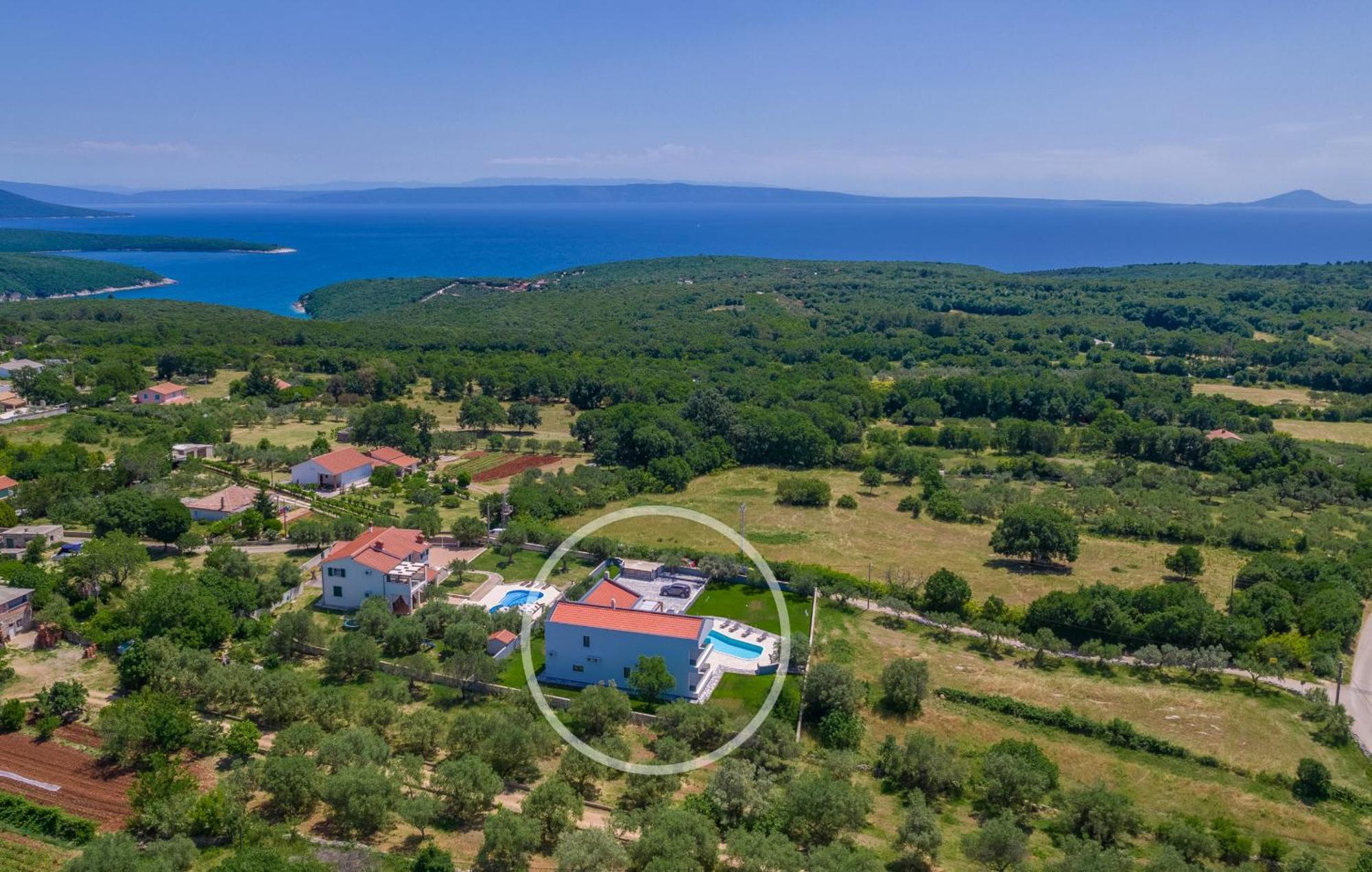 Villa Posidonia Near Pula With Sea View And Surrounded By Olive Trees Krnica Luaran gambar